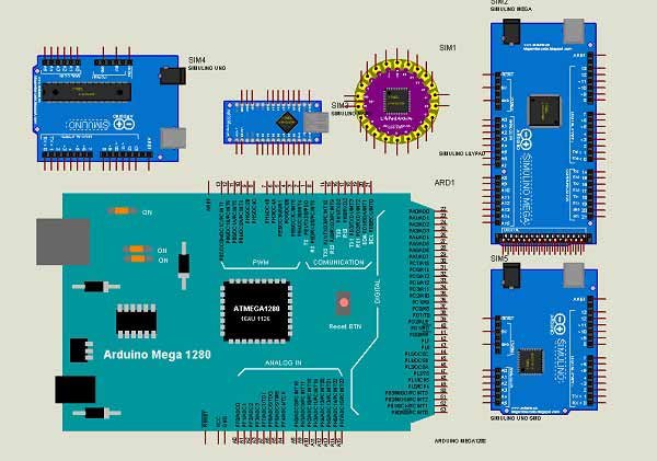 Arduino and Genuino board library for Proteus