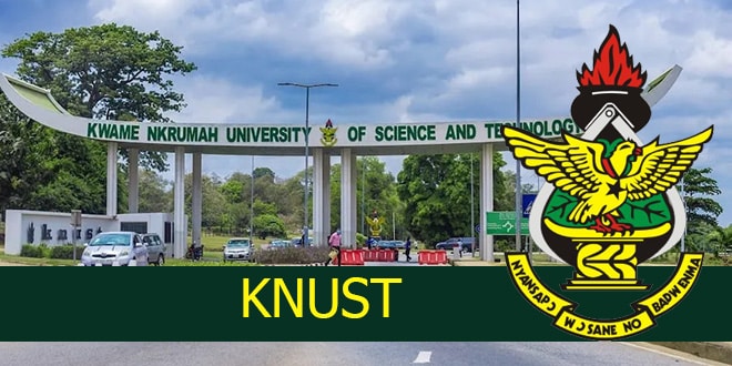 A picture showing the entrance of Kwame Nkrumah University of Science and Technology - KNUST - Top Universities in Ghana
