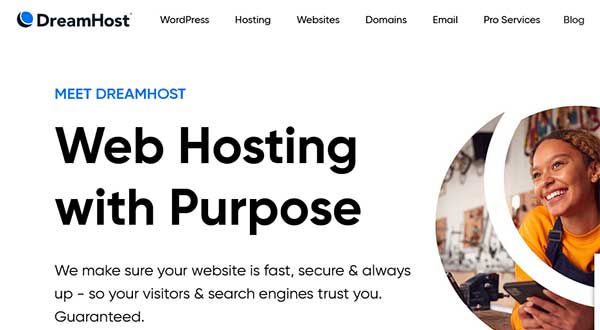 A picture of DreamHost--Web-Hosting-Domain-Names-WordPress-&-More