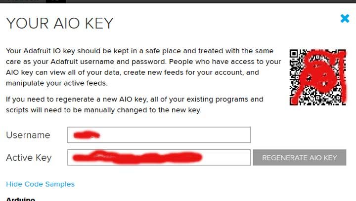 Obtaining or generating new AIO key