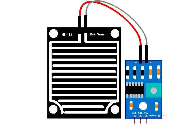 Proteus Rain Sensor Library for Arduino Projects
