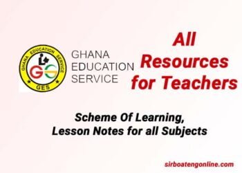 download ges resources for kg and basic schools and ges lesson notes pdf for jhs