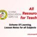 download ges resources for kg and basic schools and ges lesson notes pdf for jhs