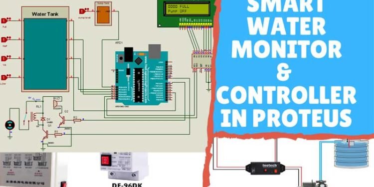 Automatic Water Level Monitor & Controller in Proteus - Sir Boateng Online