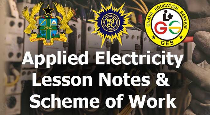 Applied Electricity lesson notes and scheme