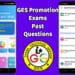 ges promotion exams past questions