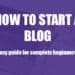 How to start a blog and earn money online