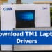 A picture showing how to Download all TM1 Laptop Drivers