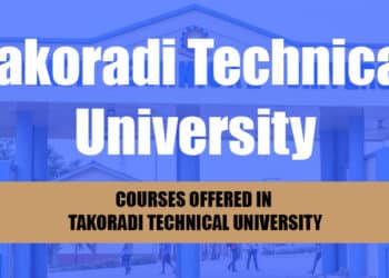 A picture showing the List Of Courses Offered at Takoradi Technical University